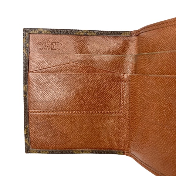 Authentic Louis Vuitton Vintage Compact Elise Brown Monogram Wallet 1980โs - Picture 8 of 16